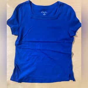 Kim Rogers Women's Royal Blue Short Sleeve Tee PS (QB)